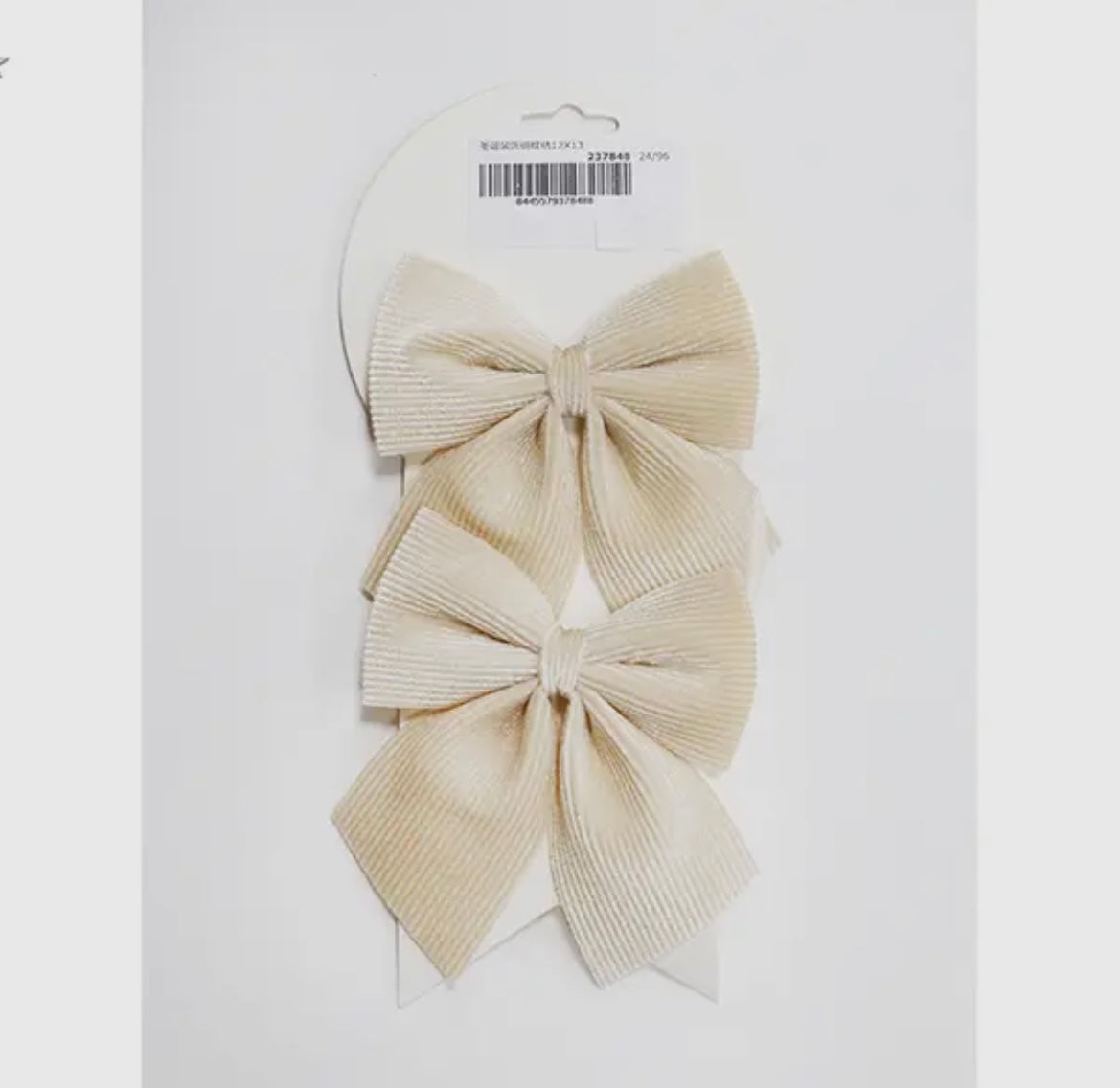 Noeud de Noël en velours - 12 x 13 cm