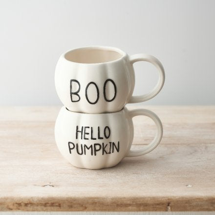 Tasses BOO & HELLO PUMPKIN
